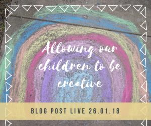 Allowing our children to be creative