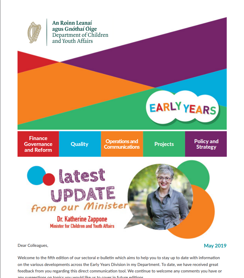 E-Bulletin DCYA Early Years Division
