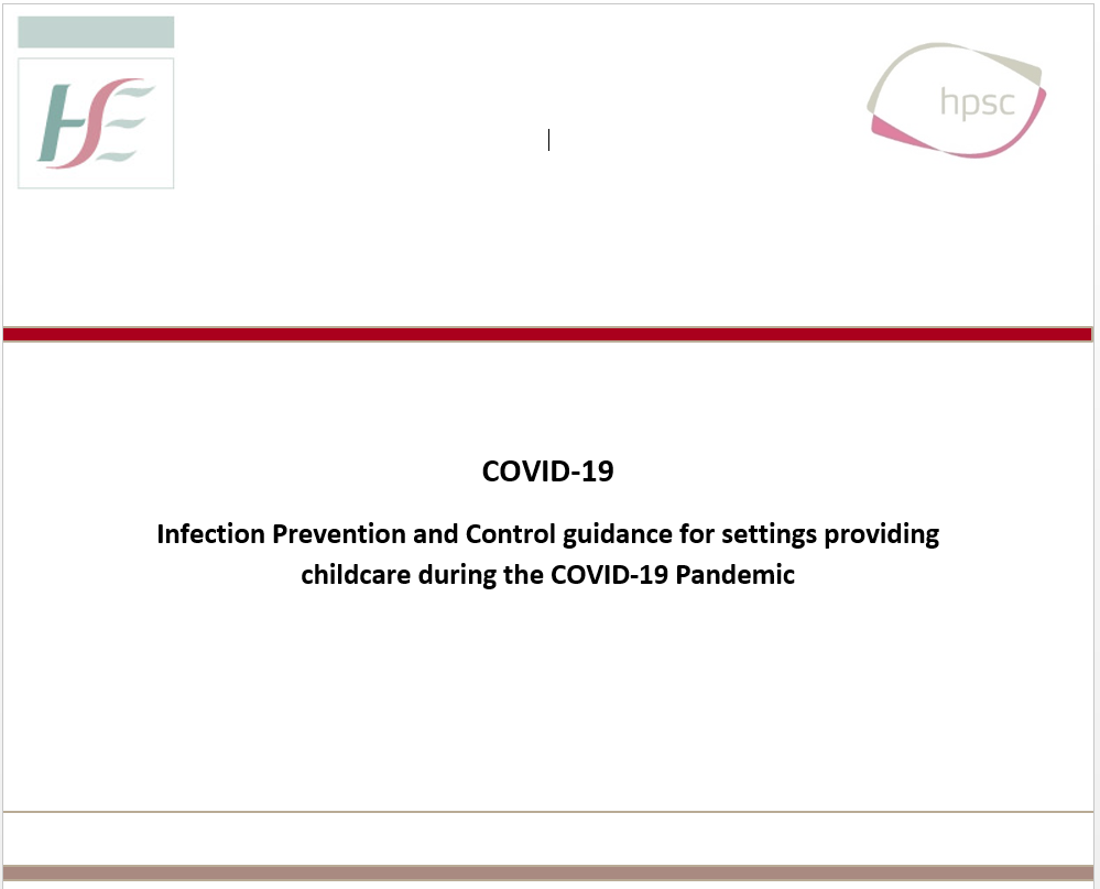 COVID-19 Infection Prevention and Control guidance for settings providing childcare during the COVID-19 Pandemic