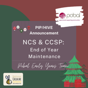 End of Year maintenance NCS & CCSP social media post